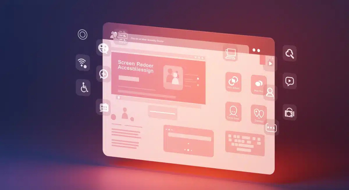 Digital accessibility features integrated into a website design