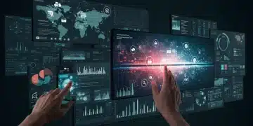 Marketplaces 2025: US E-commerce Sellers' Essential Guide Digital marketplace interface with products and analytics for US e-commerce