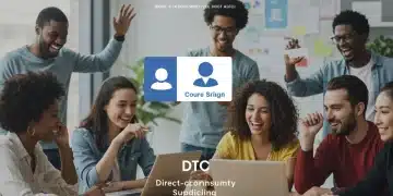 DTC Community Building: Boost Referrals 20% by 2025 Diverse community members engaging online, symbolizing DTC brand loyalty and referral growth