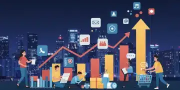 Illustration of DTC customer lifetime value optimization strategies leading to business growth and customer satisfaction.