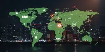 Supply Chain Resilience for DTC Brands: Q4 2024 & 2025 Outlook Global supply chain network showing resilience and connections for DTC brands.