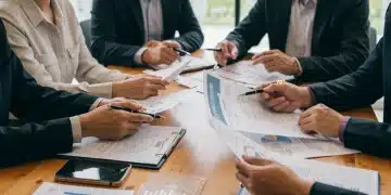 New Online Review Rules 2025: E-commerce Guide E-commerce team discussing new online review regulations for 2025