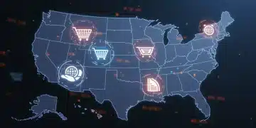 Futuristic digital payment methods transforming US e-commerce by 2025