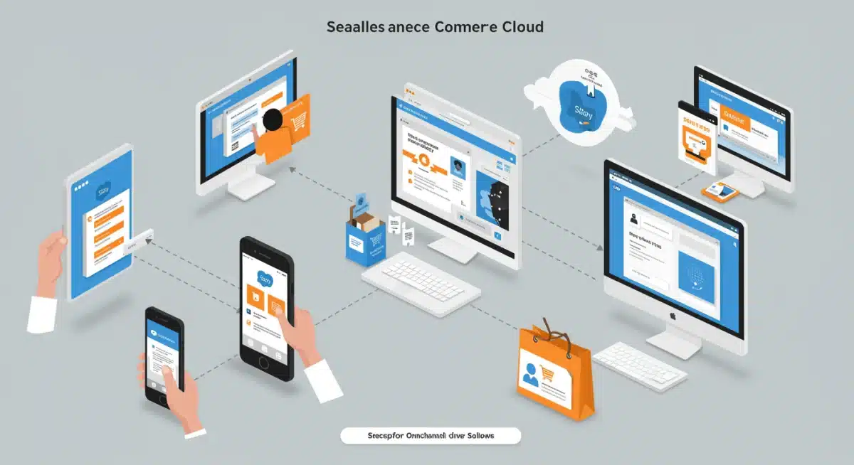 Omnichannel customer journey powered by Salesforce Commerce Cloud