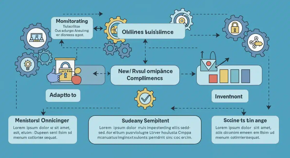 Regulatory compliance implementation process for e-commerce
