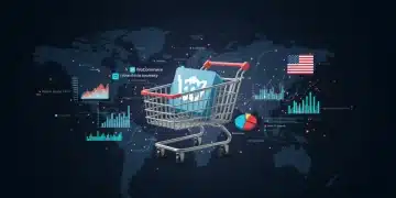 WooCommerce 8.0: 4 Key E-commerce Updates for US in 2025 WooCommerce 8.0 logo over a futuristic e-commerce backdrop in the US market